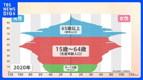 2070年の日本の人口「8700万人」と推定 少子化加速で65歳以上が約4割に？ 外国人の割合増加も【nスタ解説】｜tbs News Dig