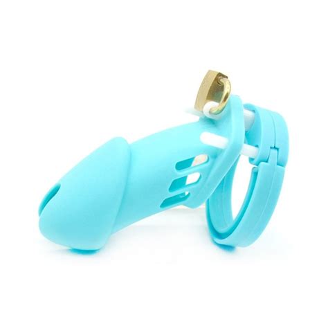 Cage De Chastet Silicone Bran X Cm Bleue Boy Store