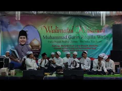 Walimatul Khitan Muhammad Garin Pengabean Bersama Al Munsyiders Tegal