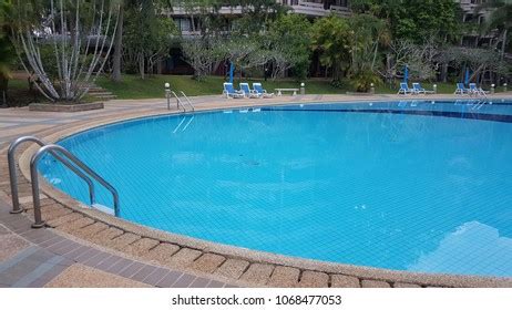 Residential Swimming Pool View Garden Stock Photo (Edit Now) 1932659753