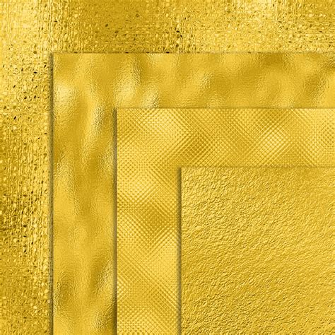 Bright K Gold Foil Papers By Artinsider Thehungryjpeg