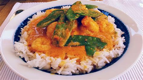 Rotes Thai Curry Mit Garnelen Von Frank Grimes Chefkoch