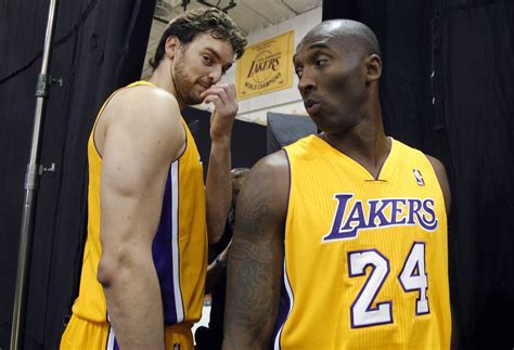 Kobe Bryant Recalls Joy Of First Playing With Former Laker Pau Gasol La Times