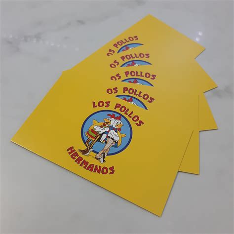 Los Pollos Hermanos Breaking Bad Better Call Saul Business Etsy