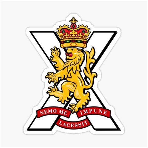 Royal Regiment Of Scotland Sticker For Sale By Woofang Redbubble