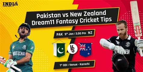 Pak Vs Nz Dream11 Prediction 1st Odi Pakistan Vs New Zealand Playing 11 Top Picks Fantasy