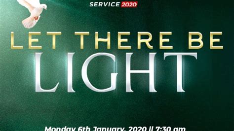 Rccg January Divine Encounter Let There Be Light Youtube