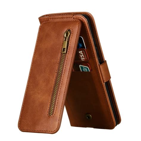 Funda De Cuero Con Tapa Para Xiaomi Carcasa Con Cremallera Para Mi T