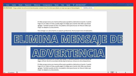 Como Eliminar Mensaje De Advertencia De Office 2021 Youtube