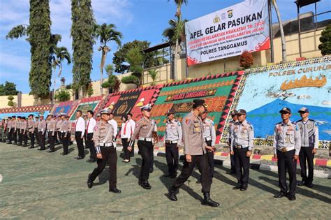 Siap Laksanakan Operasi Keselamatan Krakatau 2024 Polres Tanggamus