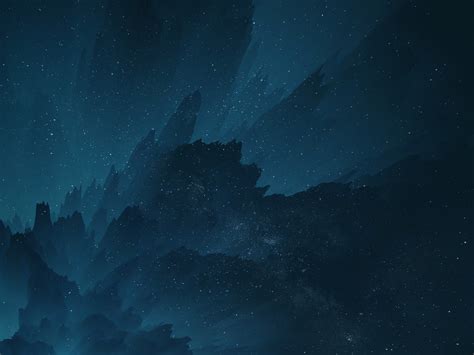 Abstract Space wallpaper by Arthur Lambillotte on Dribbble