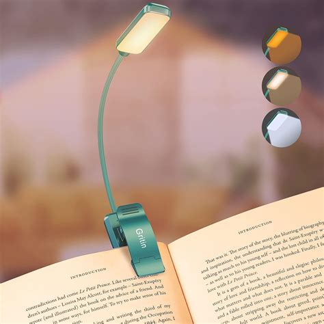 Gritin Lampe de lecture rechargeable à 9 LED pour lire au lit soin des