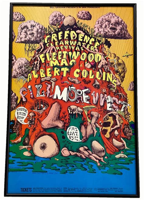 Sold Price Bill Graham Poster For Ccr And Fleetwood Mac July 6 0122