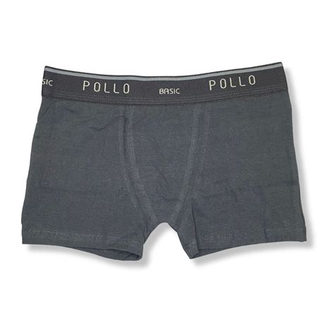 Kit c Cueca Boxer Cotton Elástico Reforçado Pollo Basic Galé Lingerie Calcinhas sutiãs