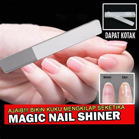 Jual FREE BOX Alat Pengikir Kuku Kikir Kuku Nano Glass Nail Shiner