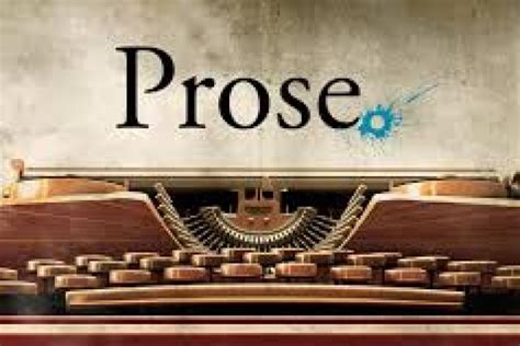 Prose | Department of Literature