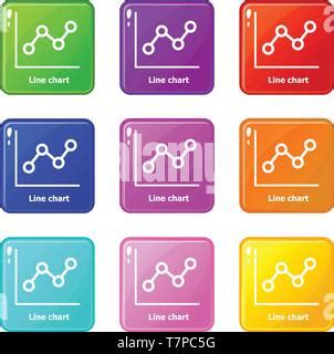 Sammlung Der Liniensymbole Der Statistischen Analyse Regression