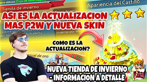 Asi Es La Nueva Actualizacion Mas P W Nueva Skin De Castillo Tienda