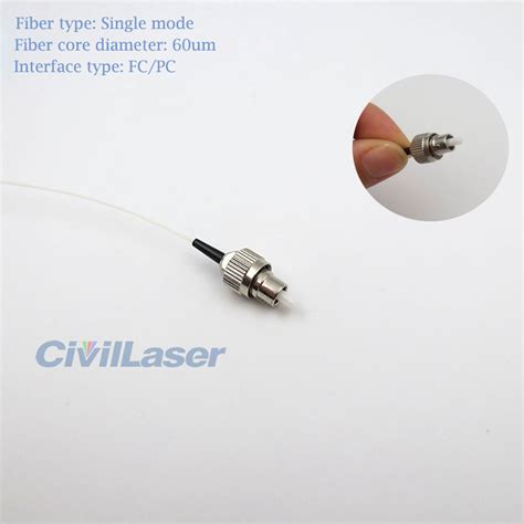 658nm 30mw Red Pigtailed Single Mode Fiber Coupled Laser Module