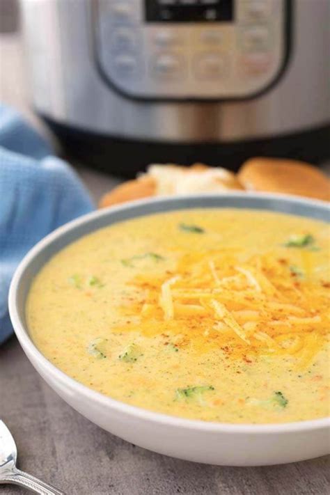 Instant Pot Broccoli Cheese Soup Recipes Slow Cooker Or Pressure Cooker