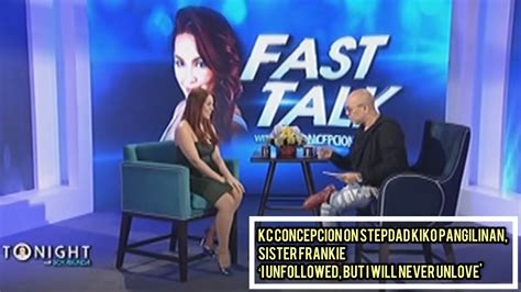 Kc Concepcion Nagsalita Na Fast Talk With Boy Abunda Youtube