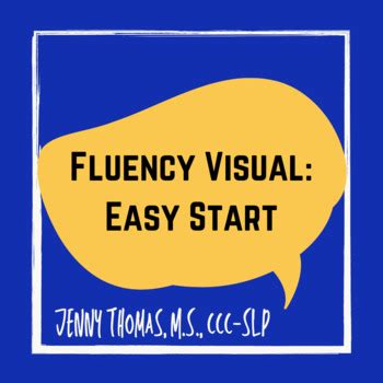 Easy Start Slide For Stuttering Therapy Fluency Enhancing Resource