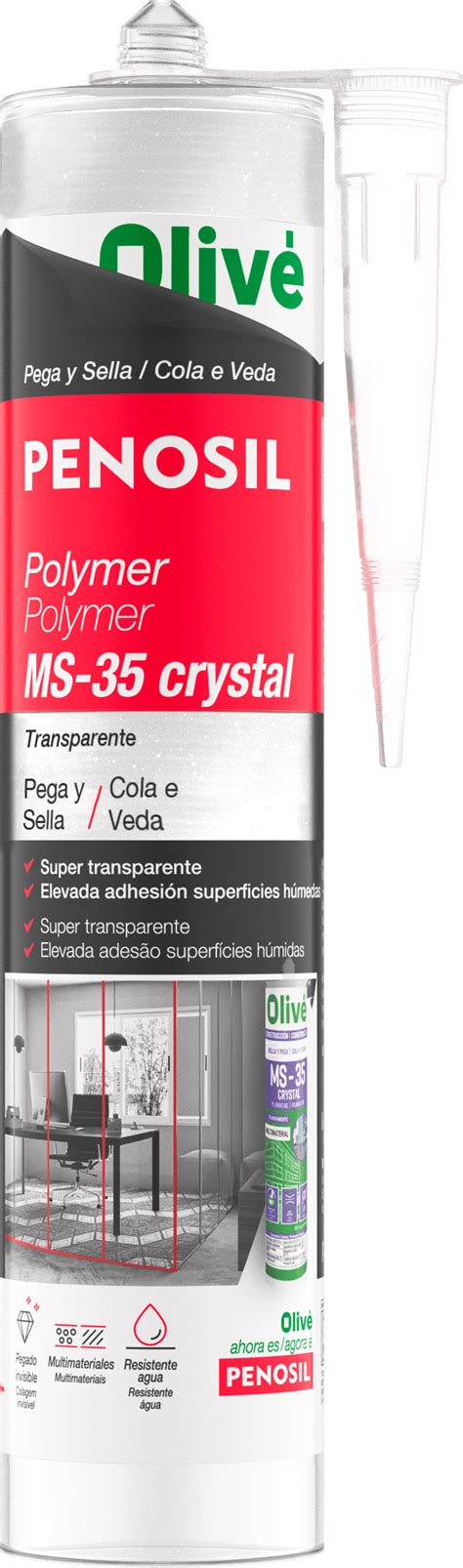 PENOSIL Polymer MS 35 Crystal Adhesivo Pega Y Sella Invisible