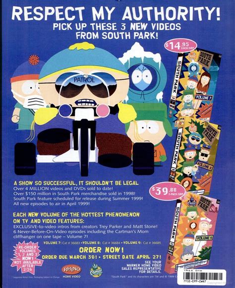 An Advertisement For The South Park Movie