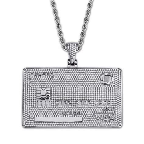 Iced Out Bank Card Pendant Iced Up London Iced Up London