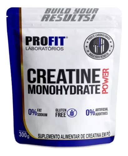 Creatina Monohidratada Power G Refil Profit Sabor Natural