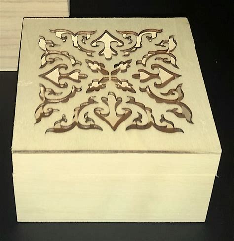 Decorated Laser Cut Wooden Box The Enchanted Manor