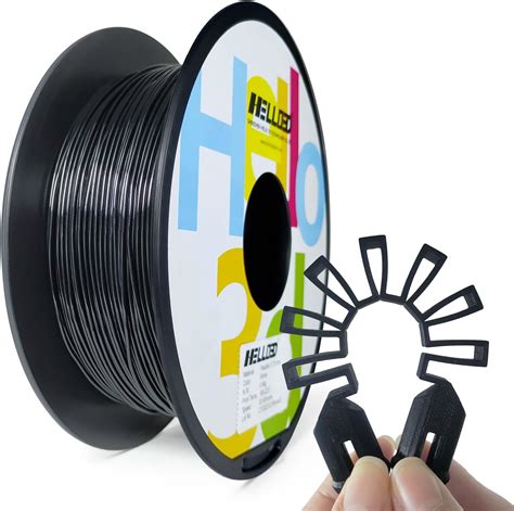 HEllO3D Filamento TPU 1 75 Mm Filamento Flexible Para Impresora 3D 95A