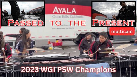 Ayala HS Percussion 2023 Passed To The Present Full Ensemble Run