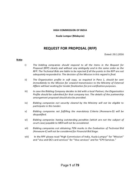 Fillable Online Request For Proposal No Hcr Mys Sup Rfp