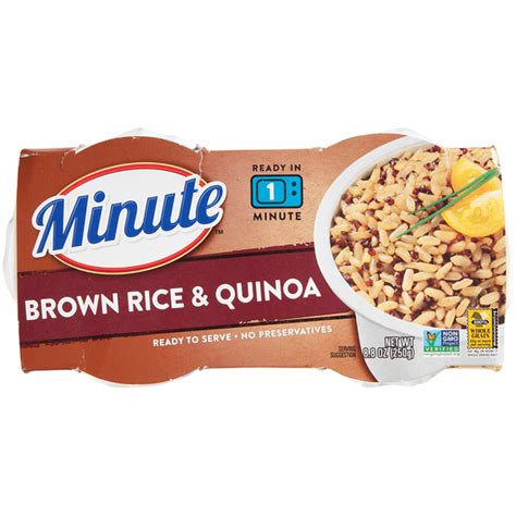 Minute Rice Ready To Serve Brown Rice Quinoa Oz From Foodmaxx