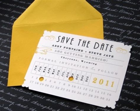 Savethedate Vintage Ticket Ecrafty C 81 Craft