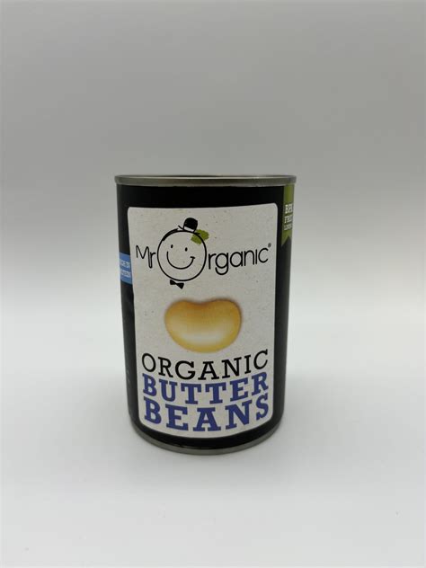 Mr Organic Butter Beans 400g Craigies Farm Deli Café And Farm Park