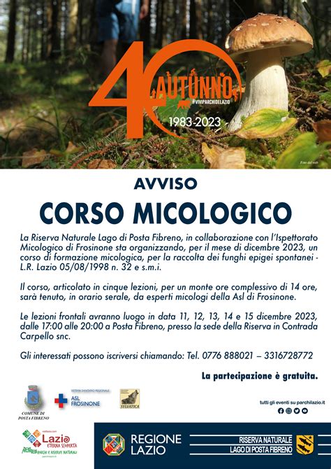 CORSO MICOLOGICO