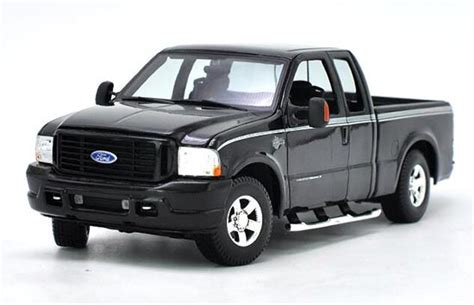 2004 Ford F-350 Pickup Truck Diecast Model 1:18 Scale Black [SD01H851]