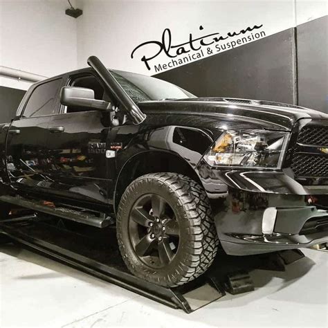 RAM 1500 PLATINUM 4" SNORKEL AND CUSTOM AIRBOX