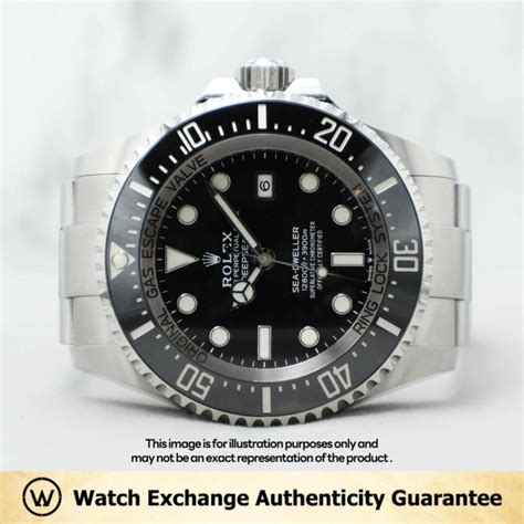 Pre Owned Rolex Sea Dweller Deepsea Oyster 126660 Watch Exchange