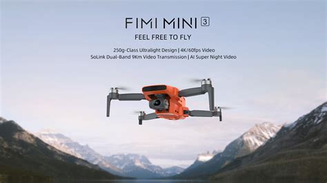 FIMI Lanceert Mini 3 Drone Met 4K 60fps Camera Dronewatch