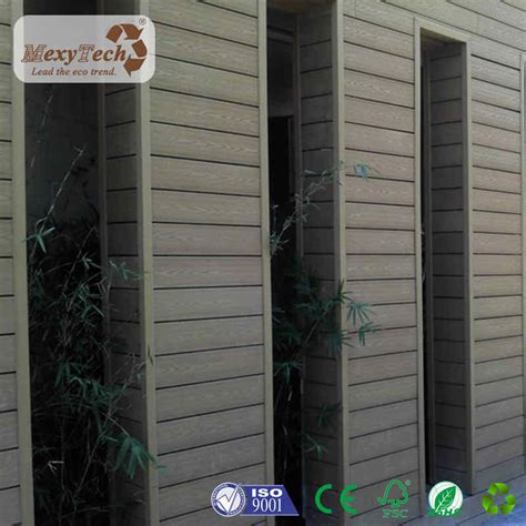 Outdoor Wpc Wood Plastic Composite Wall Cladding Waterproof Exterior