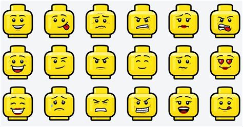 Basic Lego Face Template