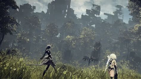 Beautiful Nier Automata Landscape Stable Diffusion