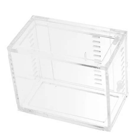 Maxbell Small Acrylic Clear Pet Reptiles Box Breeding Feeding Tanks