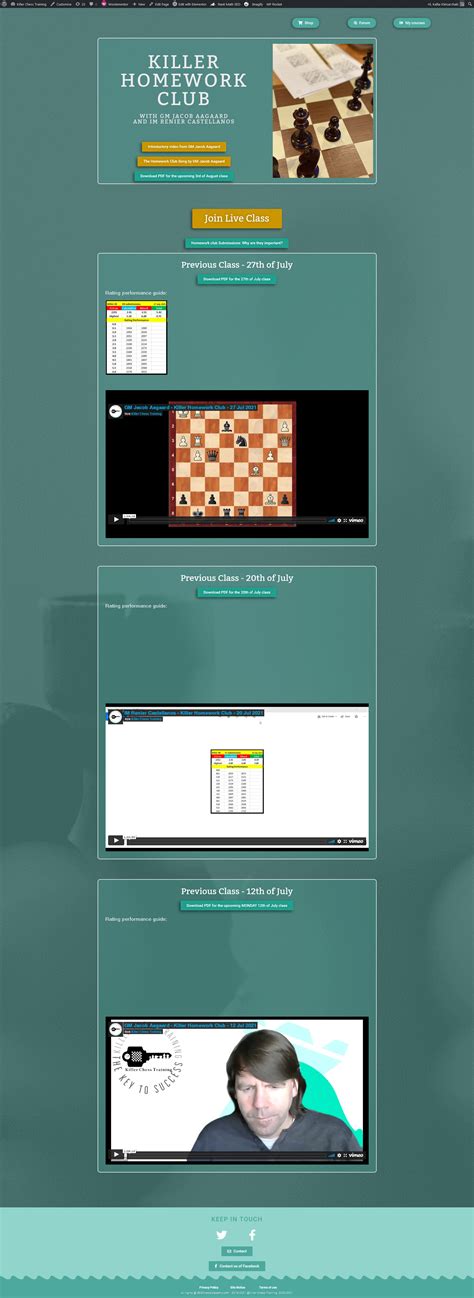 New Uploads Feedback And Support Killer Chess Training