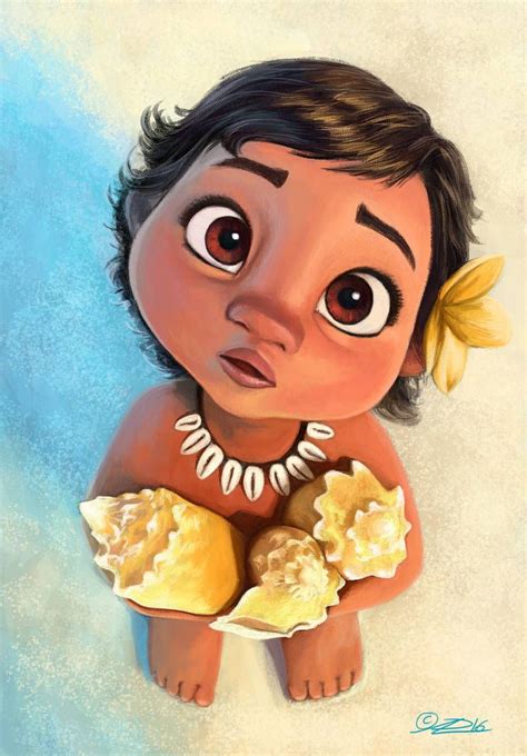 Baby Moanavaiana By Muninn85 On Deviantart Disney Drawings Moana