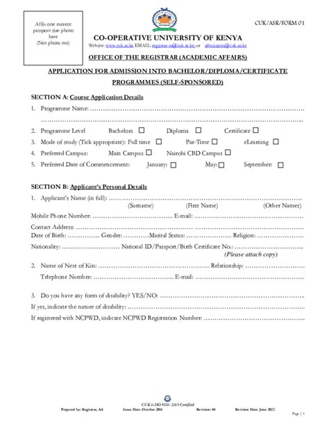 Fillable Online Application Form Bachelors Diploma Fax Email Print