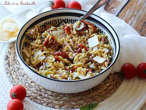 Salade D Orzo Aux Tomates Confites Saucisses Lolo Et Sa Tambouille